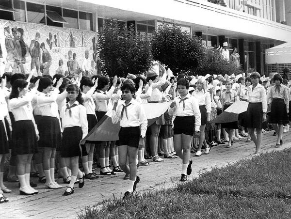 Июль август 1979 года.  Международная встреча детских радиохоров. ..