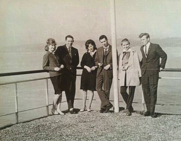 Л.Сидорова,А.Чернышов,А.Макарова,С.Фейгинов,Лера,В.Черкашин 1966г.