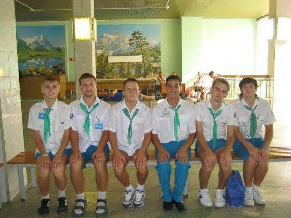 1 Евгений Харитонов, 6Женя Чухловин, 2Константин Сорокин, 5Роман Мартынов, 4Марат Гильманов