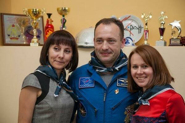космонавтом Александром Мисуркиным