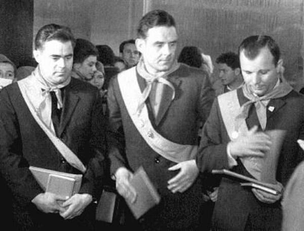 Андриян Николаев, Владимир Комаров, Юрий Гагарин