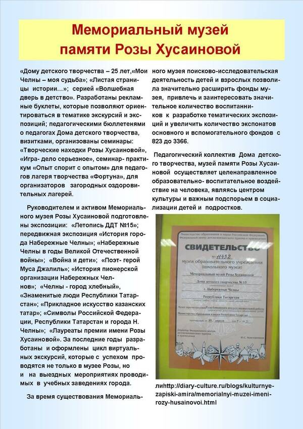 Творческий портрет. Роза Хусаинова. 16