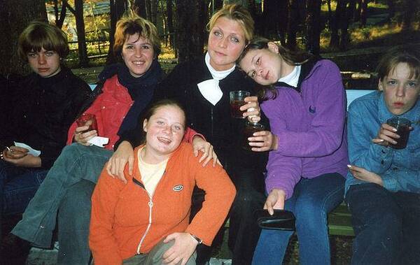 Лариса Медведева и Ольга Павлова (Пирогова)