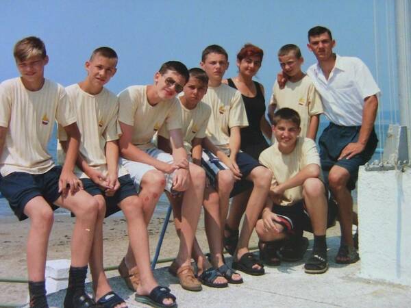 Военно патриотическая смена. Наш отряд   последний, кто жил в Солнечном в палатке.