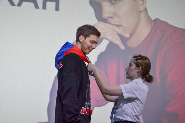 встреча с олимпийским чемпионом по фигурному катанию – Соловьёвым Дмитрием Владимировичем..