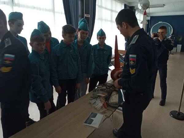 встреча с курсантами Краснодарского авиационного училища лётчиков.