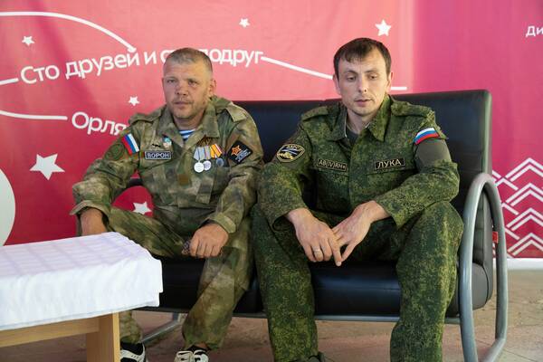 Сергей Владимирович Гриненко и Владимир Александрович Лучкин, ветераны СВО.