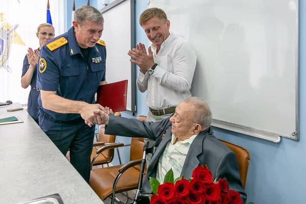ветеран Великой Отечественной войны, участник обороны Сталинграда Илья Семёнович Корчагин