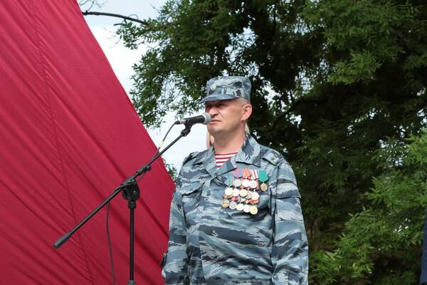 Ветеран боевых действий, подполковник Александр   Ганьшин