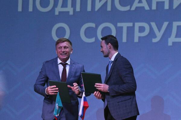 церемония подписания договоров о сотрудничестве  Московским государственным лингвистическим университетом и Московским государственным университетом пищевых производств.
