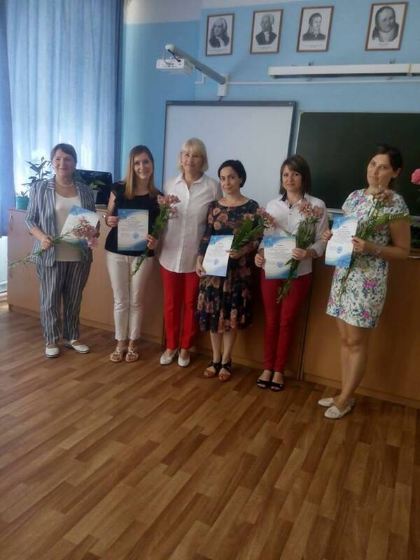 заключительный этап конкурса профмастерства среди учителей школы.