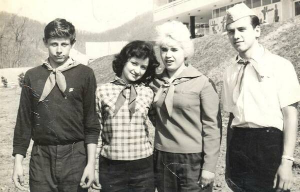Борис Дебольский,  Галина  Хозова, Валентина Хомутинникова, КТО   Весна 1965 год .