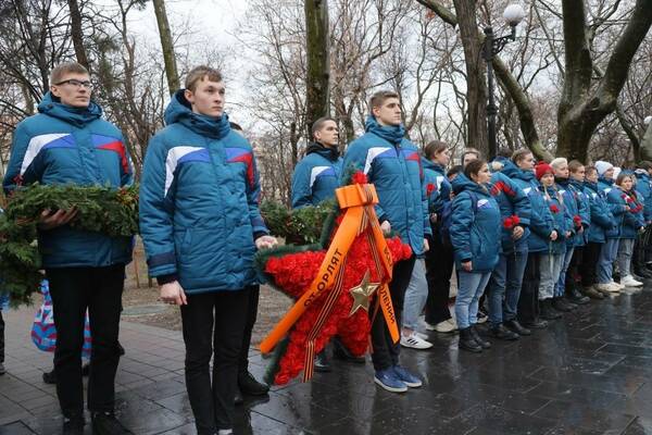 Делегация «Орлёнка» приняла участие во Всероссийской патриотической акции «Бескозырка»