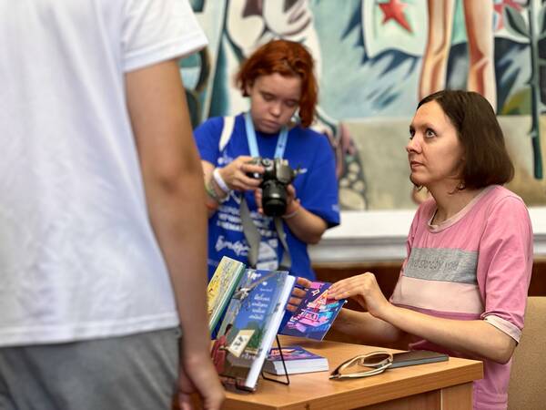 встреча с детским писателем Ириной Александровной Лисовой...