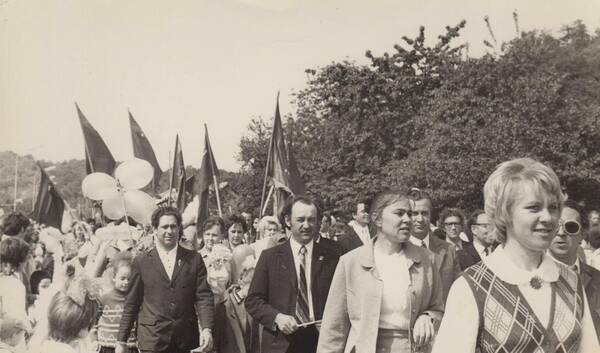 демонстрация в Новомихайловке.