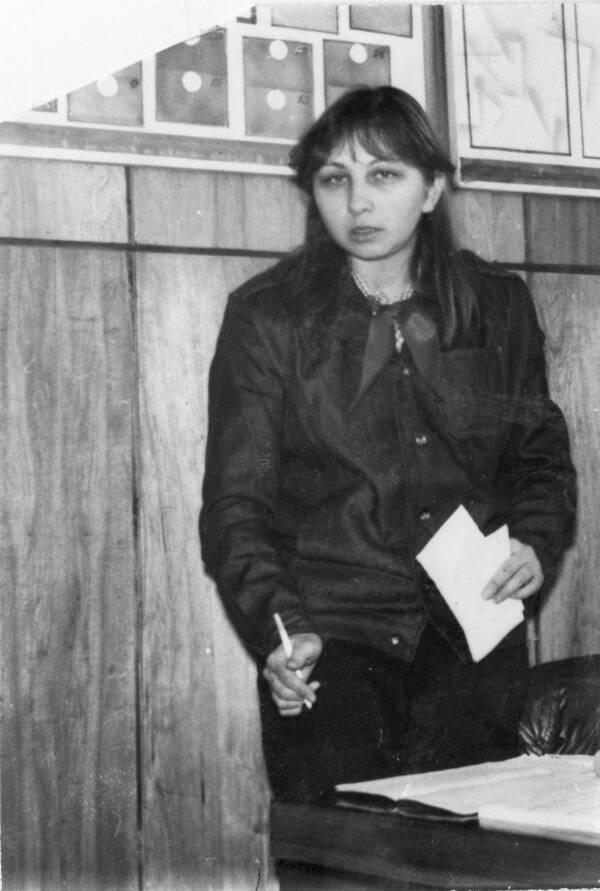 Казьмина (Корчагина) Галина.  1985   1986 гг. Стремительная. Вожатая. рязань.