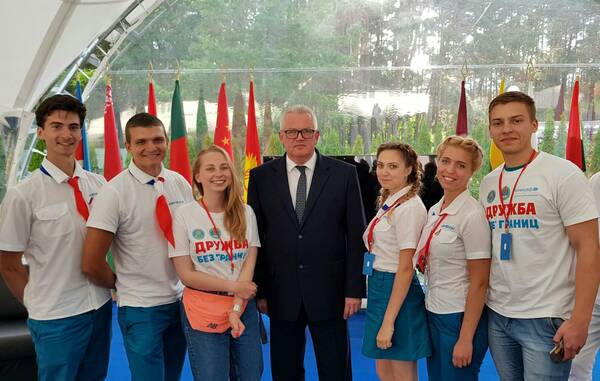 На XIV Международном молодежном форуме «Дружба без границ», Республике Беларусь, июнь 2018 г.....