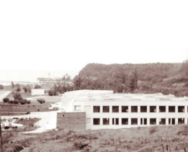 1681 2. Негатив. Строительство пионерского лагеря Орленок. Снимок 1965 г.