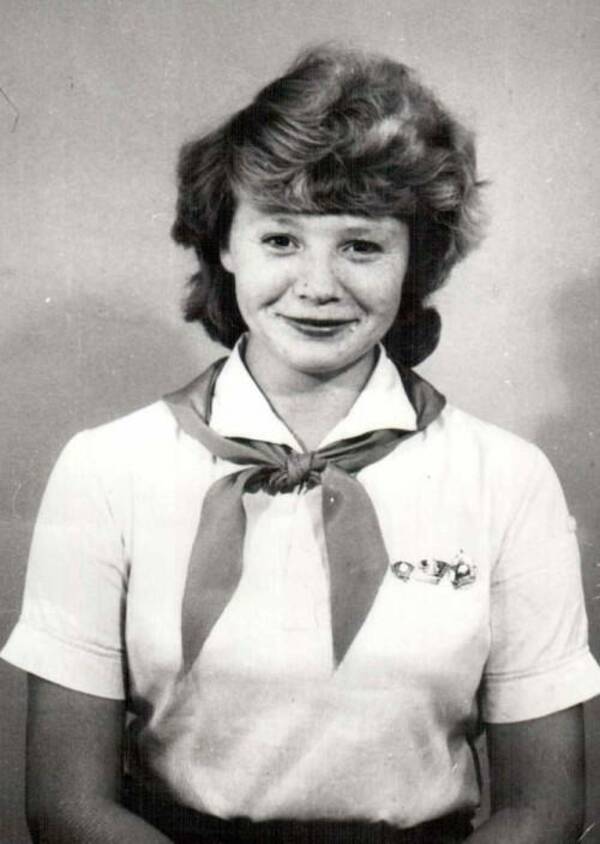 Кандакова Галина. 1984 85 гг.  Звёздная. Вожатая. Чебоксары. Чувашия.