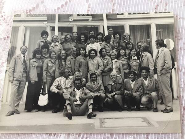 вожатые и сотрудники Орленка В ГДР.  1974