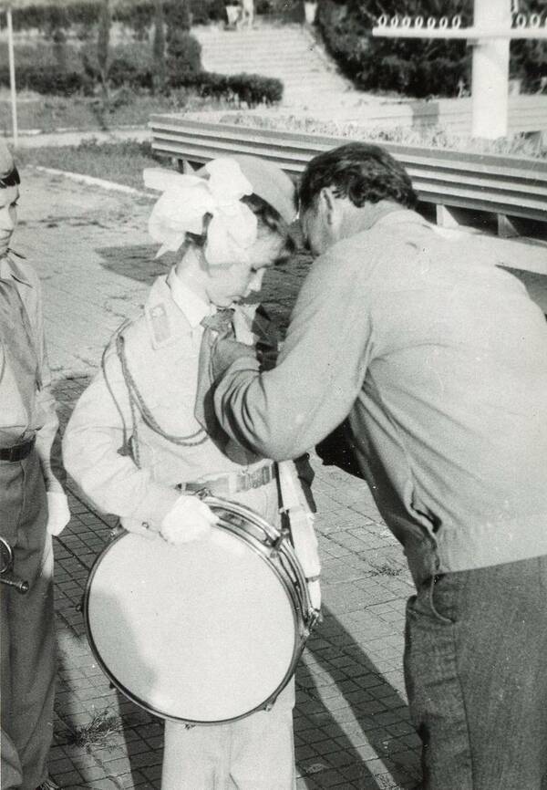 Ращупкин Василий Иванович. Лагерь Орленок, октябрь 1986 г.