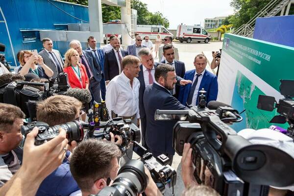 проведение торжественной церемонии  подключения газа
