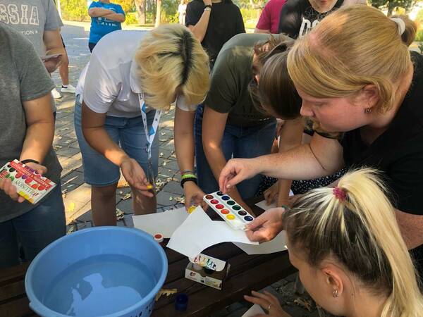 вожатые   активно готовятся встречать ребят 11  смены  2019 года