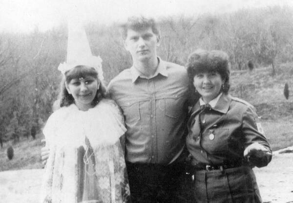 Галина Казьмина, Павел Иванников, Татьяна Полякова (Петрова)