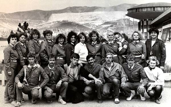 Вожатский отряд Родник  1989 г