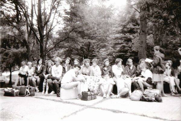 Надя Шабликова. Отряд Время. Комсомольский, лето 1987 г.