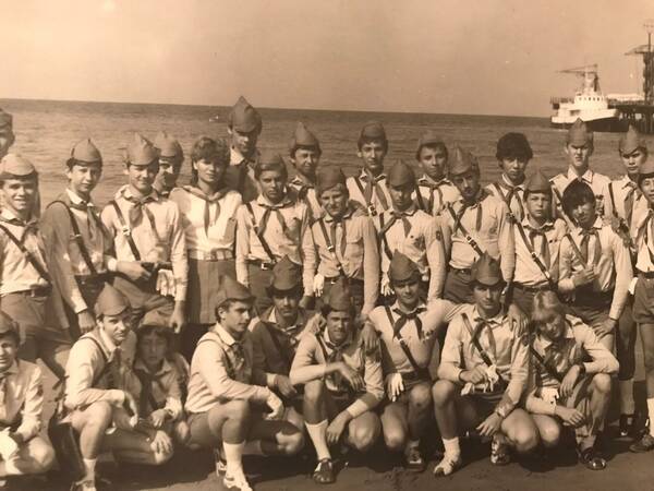 Всесоюзный Сбор знаменосцев Памятных Красных Знамён. 1984г.