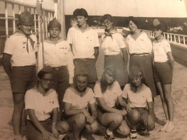 Всесоюзный Сбор знаменосцев Памятных Красных Знамён. 1984г.ь