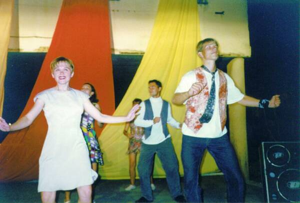 Татьяна Нистратова, Лена Пискунова, Евгений Горьков, Эльшат 1996