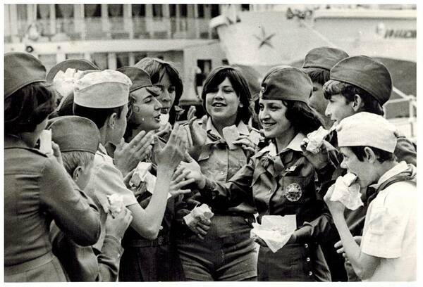 Круиз по Волге на теплоходе Александр Попов. 1979 г..