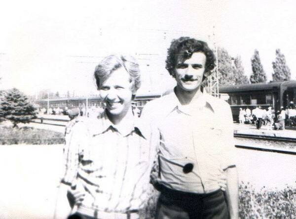Октябрь 1979 г. Туапсе. Петров Саша и Асеев Дима.