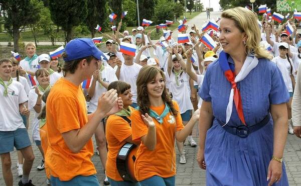 Супруга Президента Светлана Медведева  18 августа 2009 г.