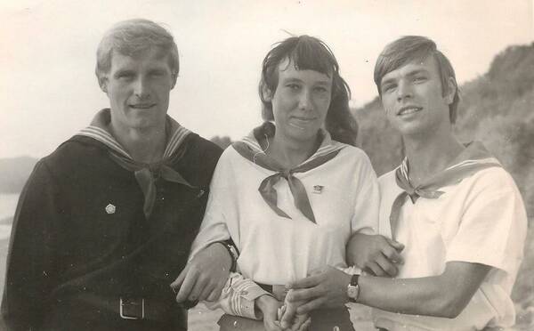 Саша Риттер (ЧГПИ), кто, Володя Перминов. 1974. Практика. Штормовая.