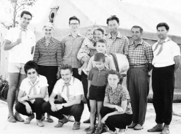 1960 сотрудники Нач лагеря Андреев А И
