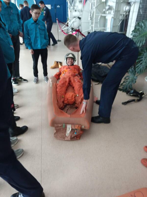 встреча с курсантами Краснодарского авиационного училища  лётчиков.