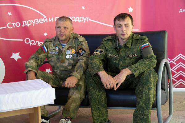 Сергей Владимирович Гриненко и Владимир Александрович Лучкин, ветераны СВО.