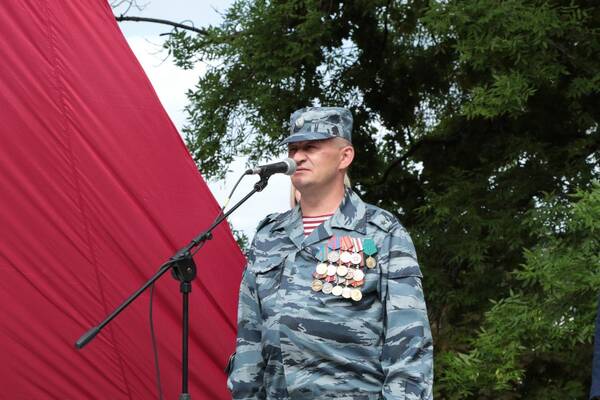 Ветеран боевых действий, подполковник Александр   Ганьшин