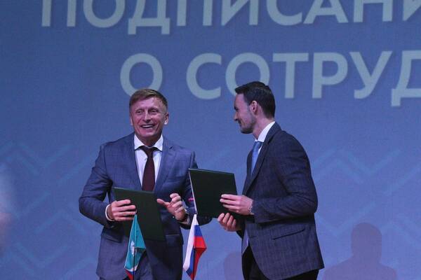 церемония подписания договоров о сотрудничестве  Московским государственным лингвистическим университетом и Московским государственным университетом пищевых производств.