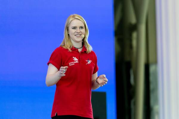 Познакомиться с движением WorldSkills смогли около  1500 орлят на лекции  в Амфитеатре.