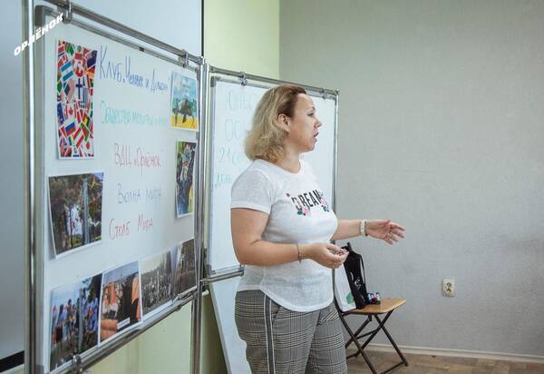 занятие проекта «Человек и дельфин»