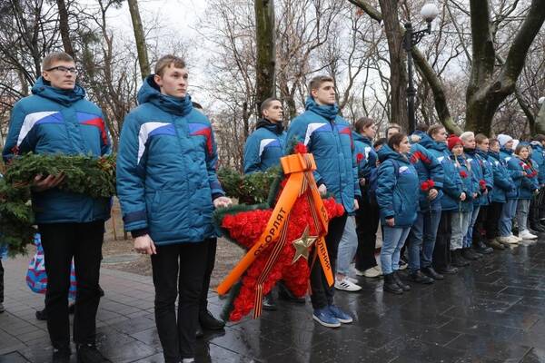 Делегация «Орлёнка» приняла участие во Всероссийской патриотической акции «Бескозырка»