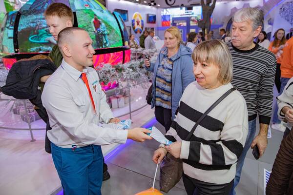 Презентация Всероссийского детского центра в рамках событий Дня Краснодарского края на Международной выставке форуме Россия, в Москве на ВДНХ. декабрь  2023 ...