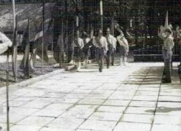Подъем флага на заставе 1972