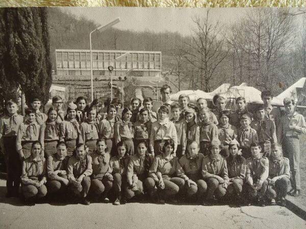 зима 1972г дружина Стремительная отряд Альтаир вожатый Слава Суверток