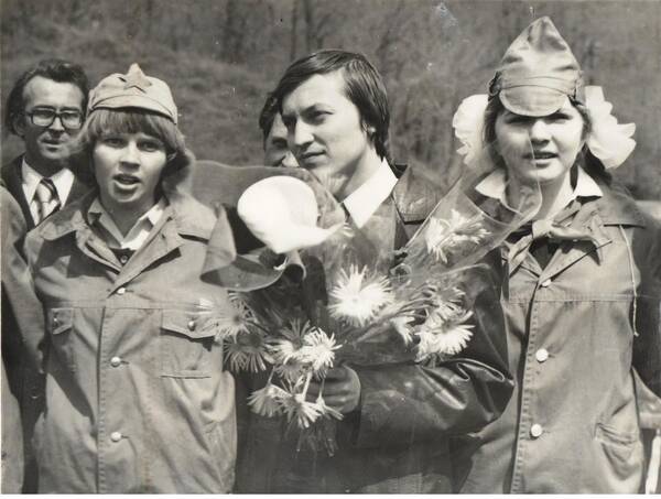 1980 год. Визит Чемпиона мира по шахматам, орленка А. Е. Карпова