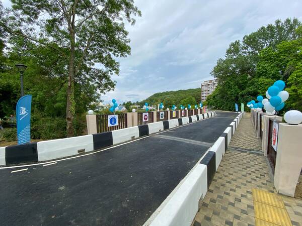 Самый старый мост «Орлёнка» открыт  после реконструкции  10.09.21